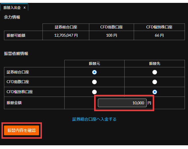 振替金額