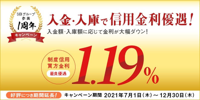 入金・入庫で金利優遇キャンペーン