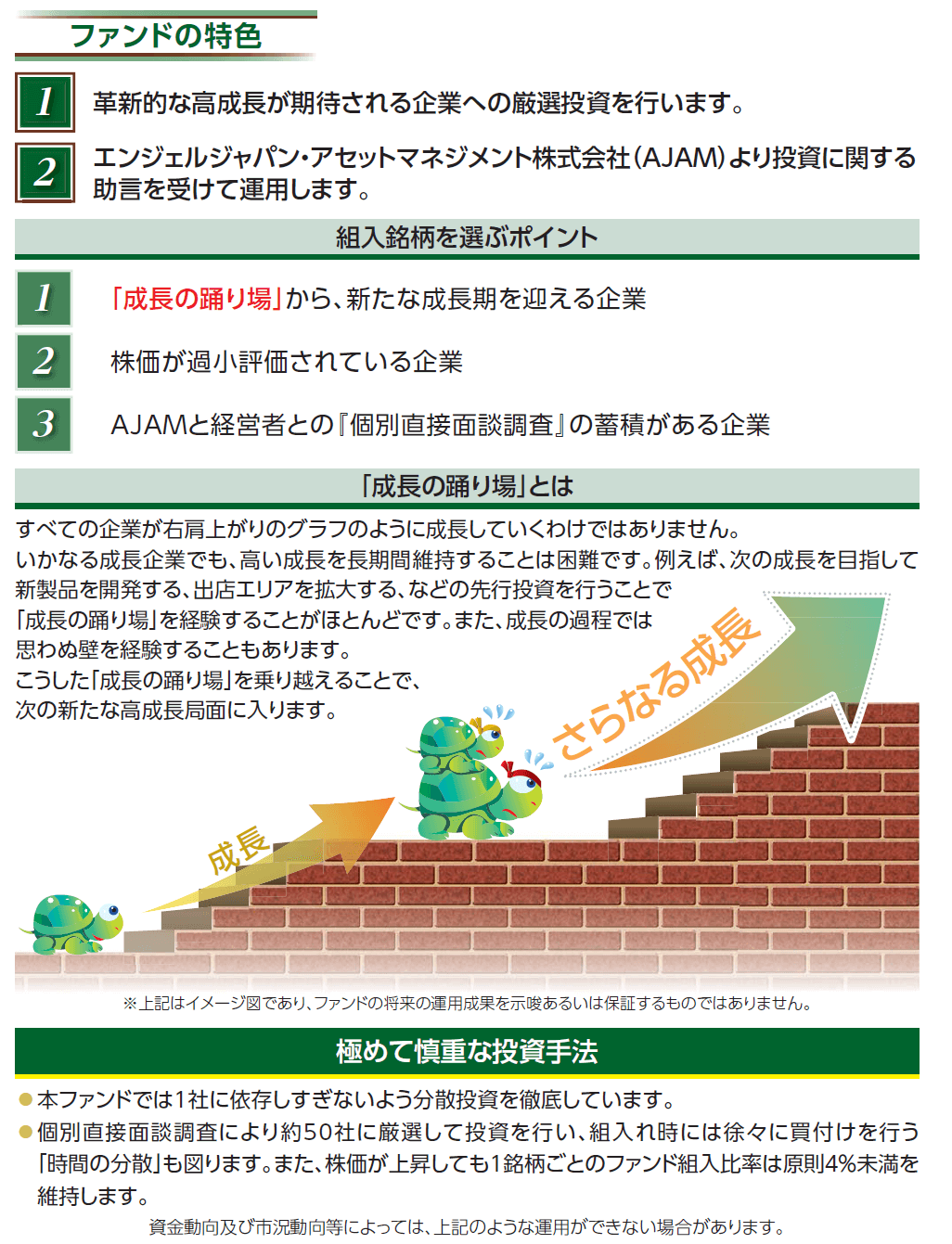 SBI中小型成長株ファンド(ジェイネクスト(年2回決算型))[愛称：jnextⅡ]の特色