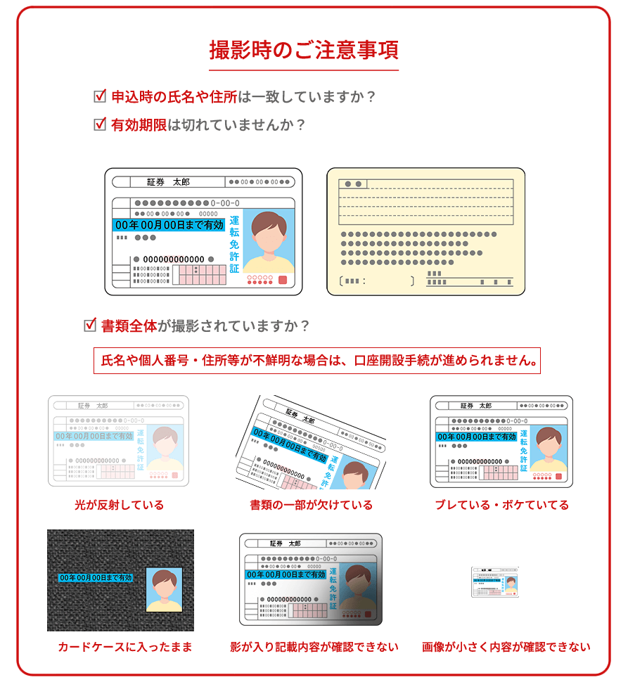 送信前に必ずご確認ください