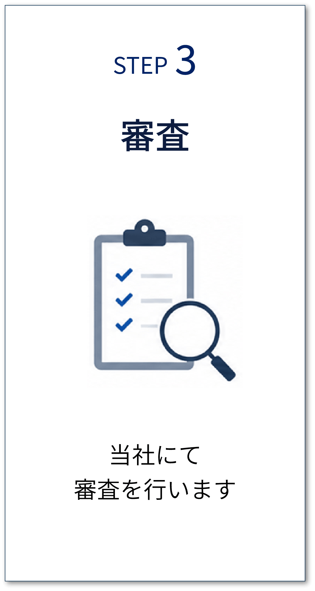 STEP3 審査