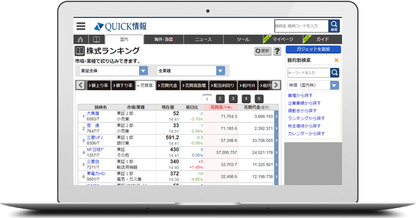 ランキング
