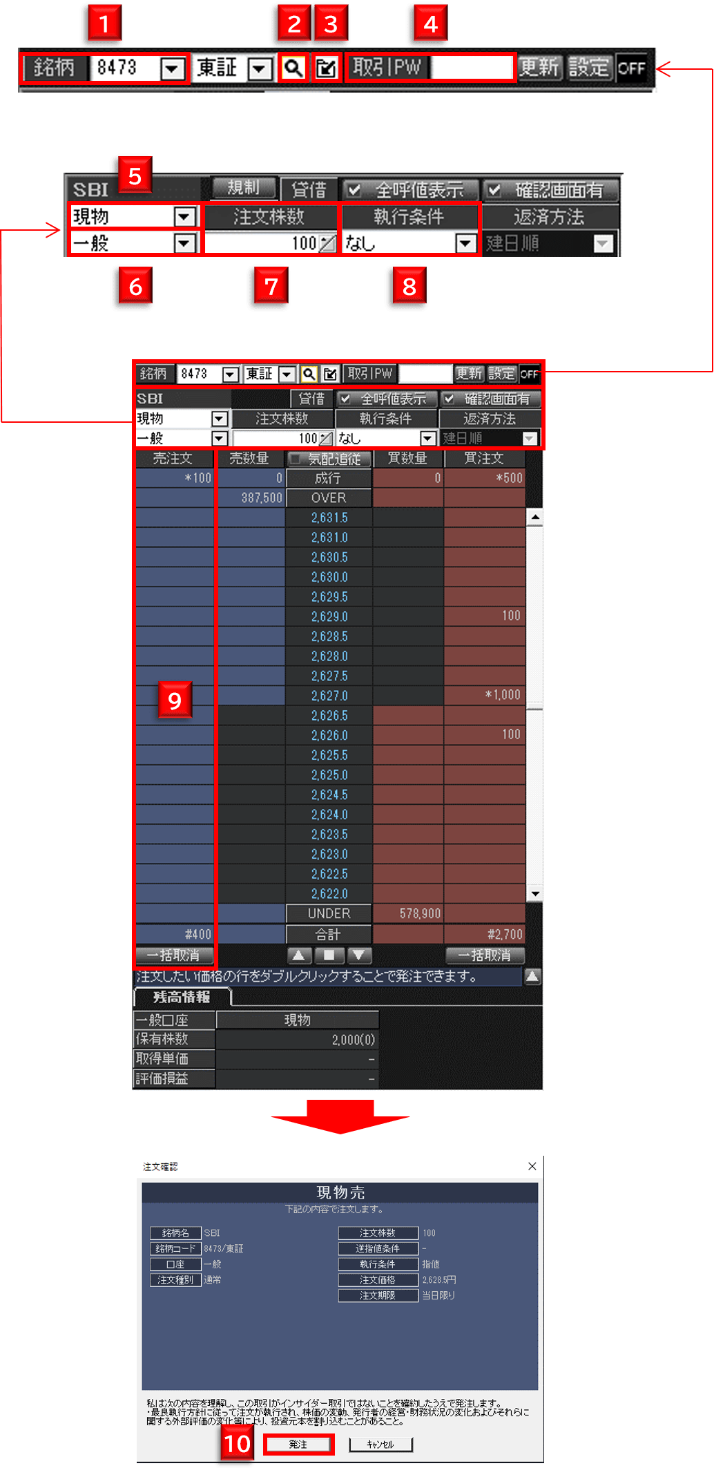 ミニ板売り注文